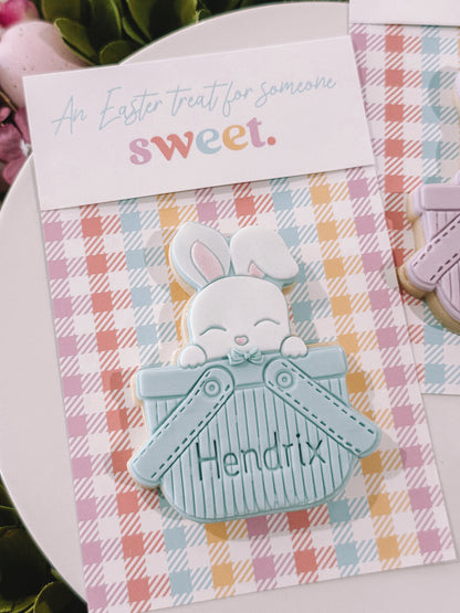 Personalised Bunny Basket