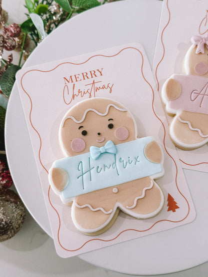 Personalised Gingerbread Cookie