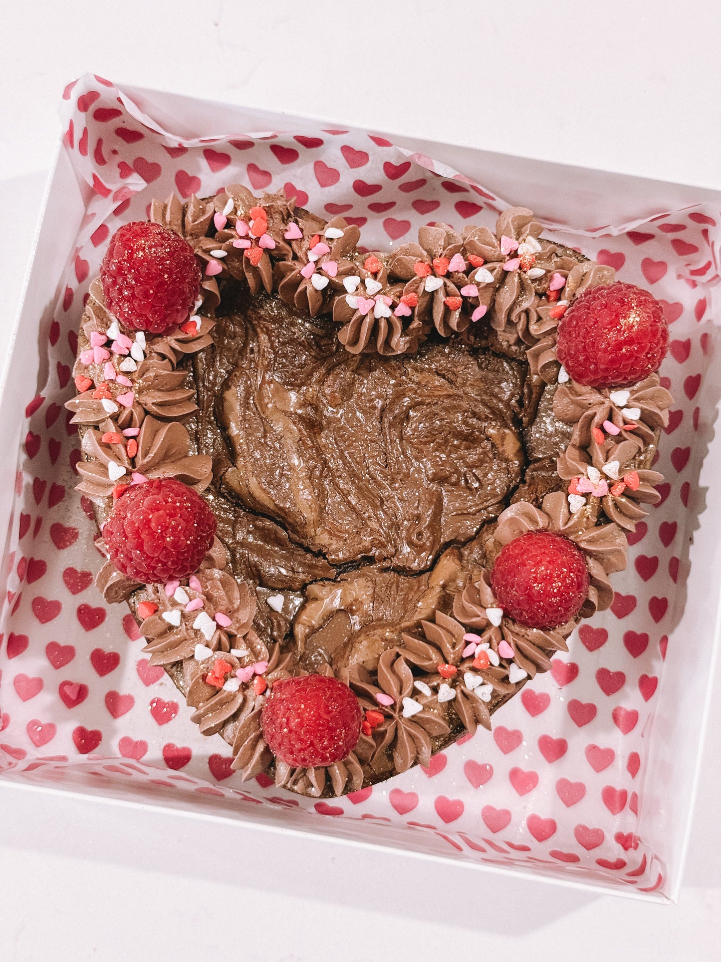 Heart Brownie