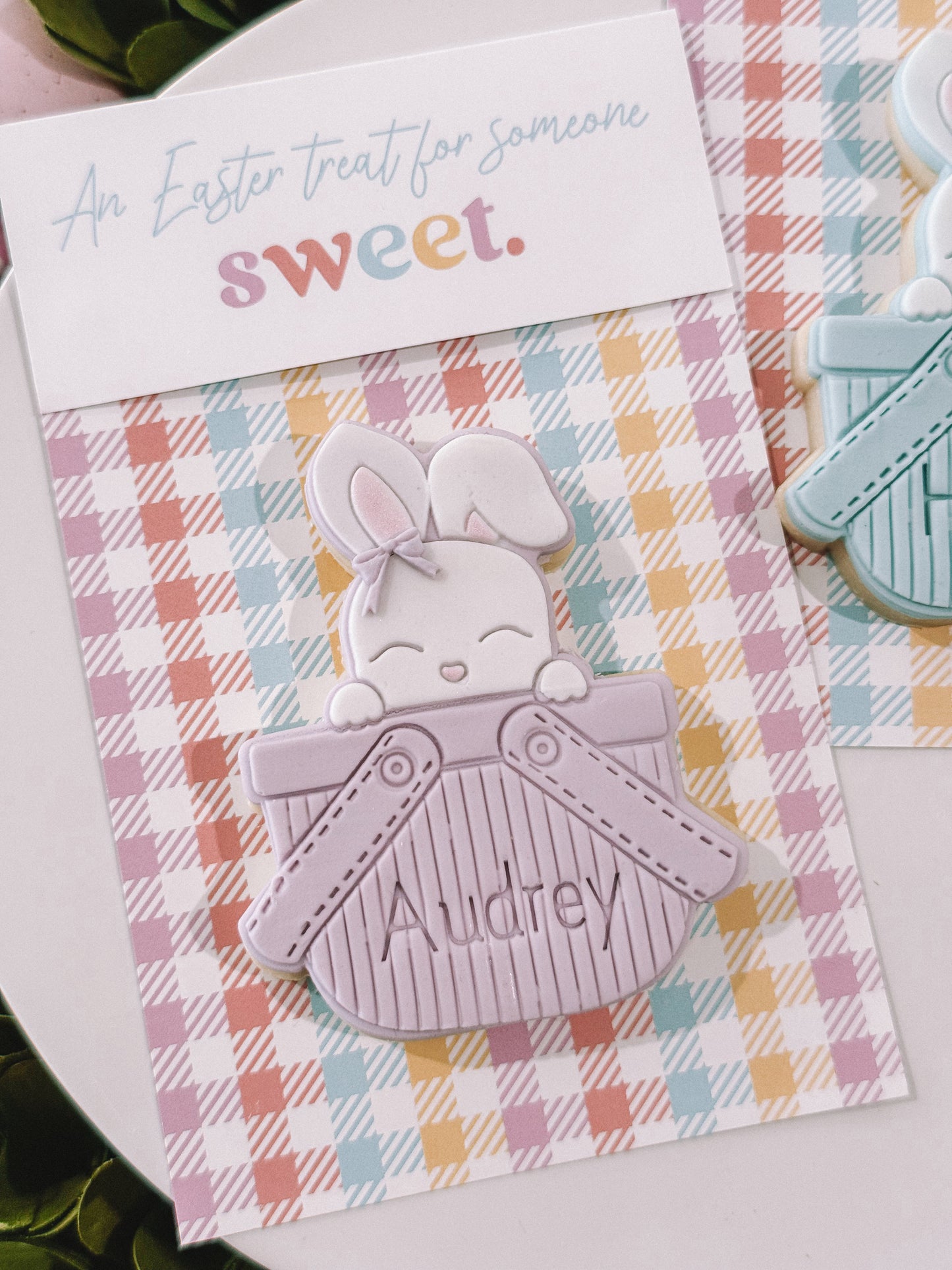 Personalised Bunny Basket