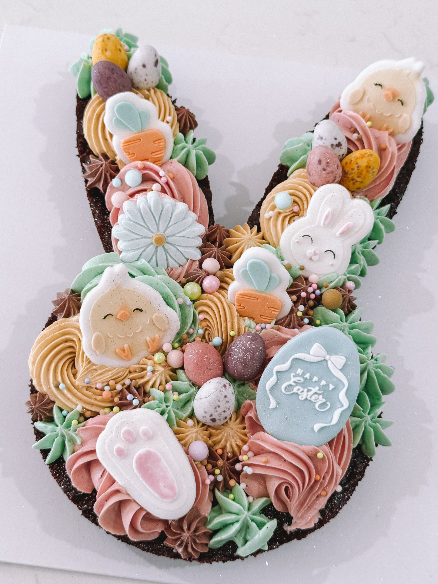 Easter Bunny Chocolate Mud Cake