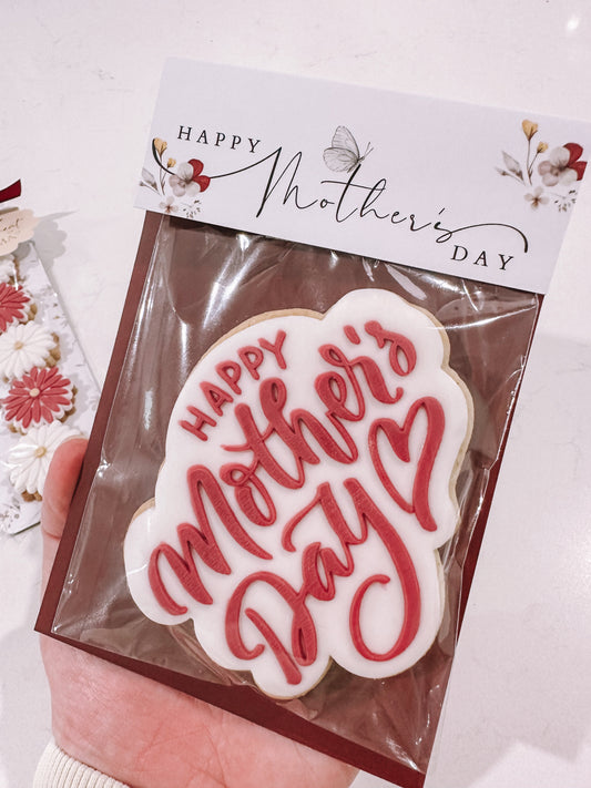 Single "Happy Mother's Day" Cookie